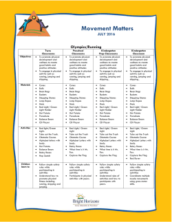 Movement Matters Lesson Plan