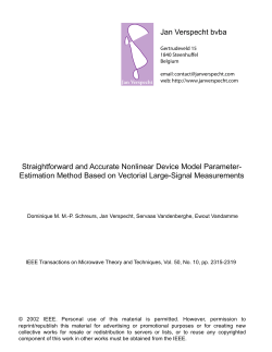 Straightforward and accurate nonlinear device