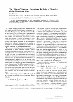 Determining the Basins of Attraction of One