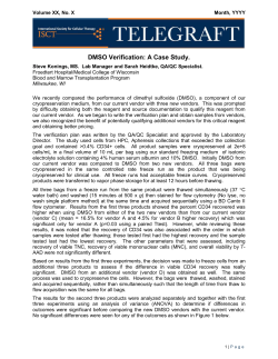 DMSO Verification