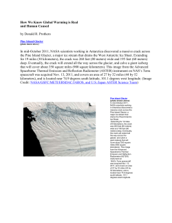 How do we know that global warming is real and primarily human