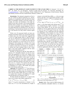 Carbon as the Dominant Light Element in the Lunar Core