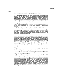 Annex: Overview of the chemical [...] - ICC