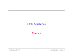 Module 6: State Machines
