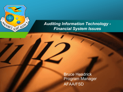 Financial System Issues