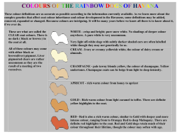 COLOURS OF THE RAINBOW DOGS OF HAVANA These colour