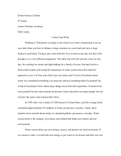 Emma Frances Clyburn 8th Grade Lanier Christian Academy Hall