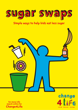 C4L sugar swaps poster