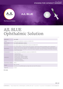 AJL BLUE Ophthalmic Solution