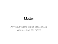 Matter
