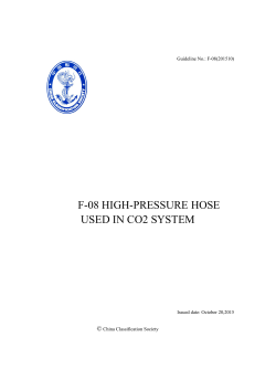 F-08 HIGH-PRESSURE HOSE USED IN CO2 SYSTEM