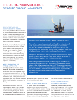 the oil rig. your spacecraft.