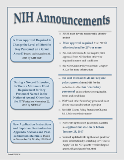 Is Prior Approval Required to Change the Level of Effort for Key