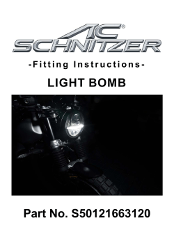 LIGHT BOMB Part No. S50121663120 - AC