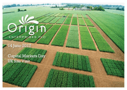 Revenue - Origin Enterprises