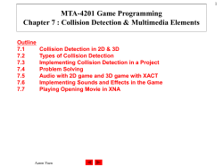 7.2 Types of Collision Detection