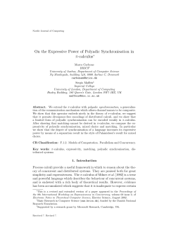 On the Expressive Power of Polyadic Synchronisation in &pi;