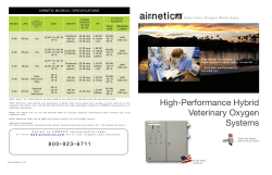 High-Performance Hybrid Veterinary Oxygen Systems