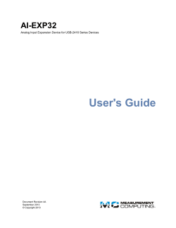 AI-EXP32 - Measurement Computing