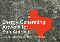 Energy Generating Artwork for San Antonio