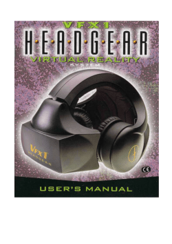VFX1 Users Manual