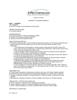 Division 10 26 00 ENVIROGT G2 SERIES RUBRAILS PART 1