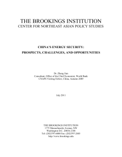China`s Energy Security