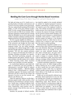 Bending the Cost Curve through Market-Based