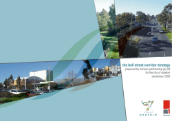 Bell Street Strategy, Hansen Partnership, 2006