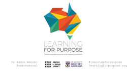 Learning for Purpose: Capability Development