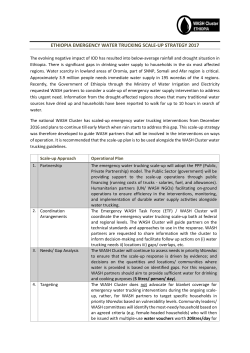 ethiopia emergency water trucking scale-up strategy 2017