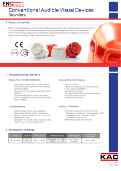 Conventional Audible Visual Devices