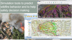 Simulation tools to predict wildfire behavior and to help