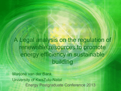 Name of presentation - Energy Postgraduate Conference 2013