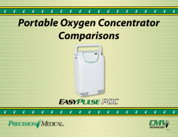 Portable Oxygen Concentrator Comparisons