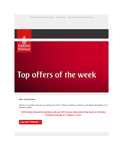 Dear Trade Partner, Secure an excellent deal for your clients this Eid