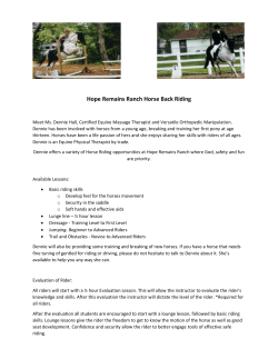 Hope Remains Ranch Horse Back Riding