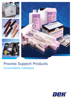 Process Support Products