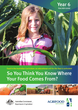 So You Think You Know Where Your Food Comes From?