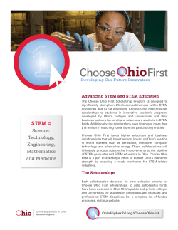 STEM - Ohio Higher Ed