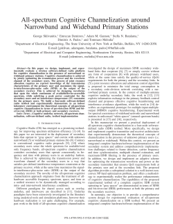 All-spectrum Cognitive Channelization around Narrowband and