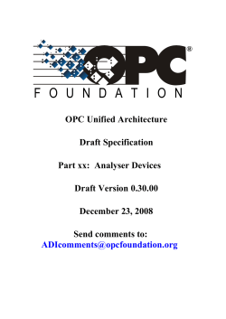 OPC Unified Architecture