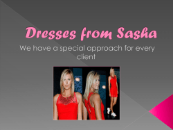 Dresses from Sasha