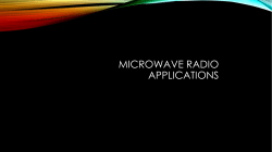 Microwave Radio Applications - UT-AGS