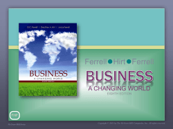 Course: MGMT 102 Introduction to Business II