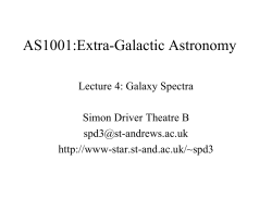 AS1001:Extra-Galactic Astronomy