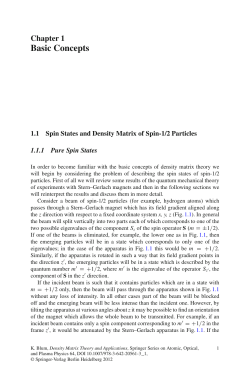Density Matrix Theory and Applications - ReadingSample - Beck-Shop