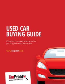 Used Car Buying Guide
