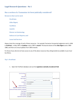 Legal Research Questions &ndash; No 1