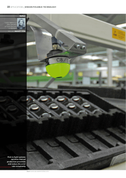 Pick-to-light systems optimize manual production processes
